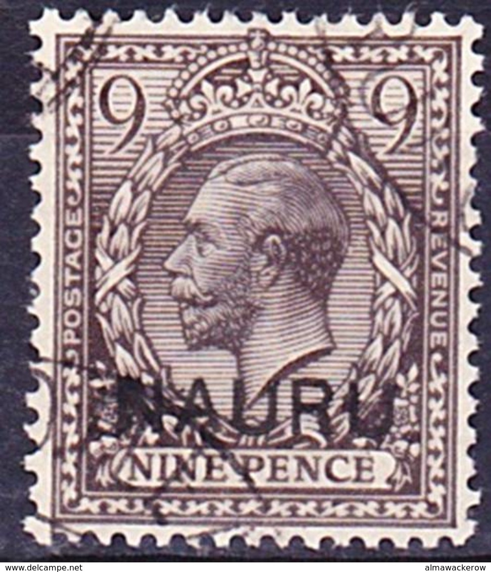 Nauru 1916 King George V. Ovpt Definitive Mi 10 Used O, I Sell My Collection! - Nauru