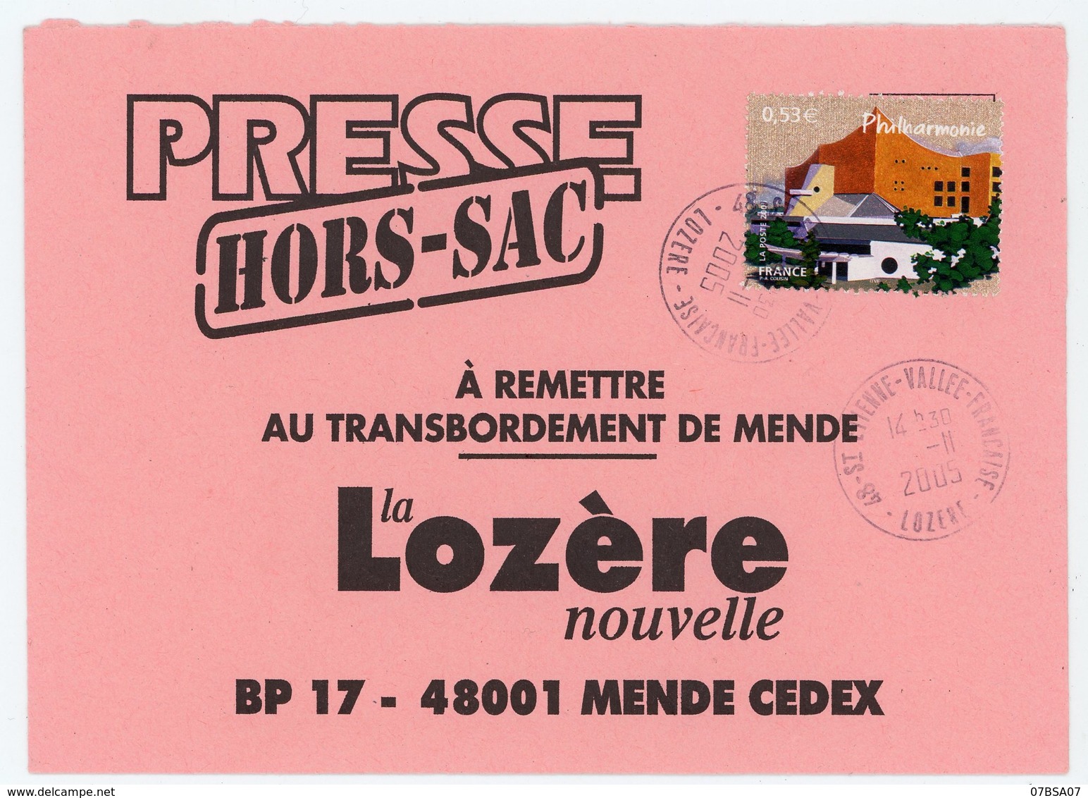 LOZERE 3 X ENV 2006 TARIF HORS SAC VOIR SCANS ET DESCRIPTION => - 1961-....