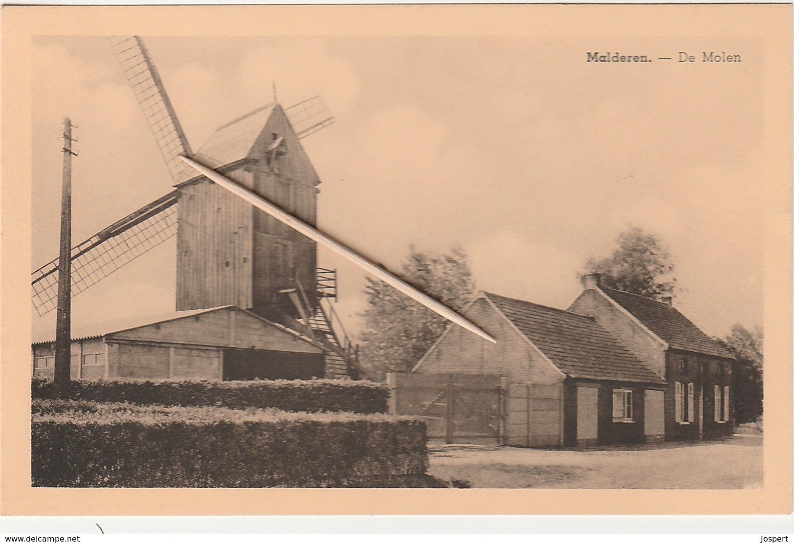 Malderen, Molen, 2 Scans - Londerzeel