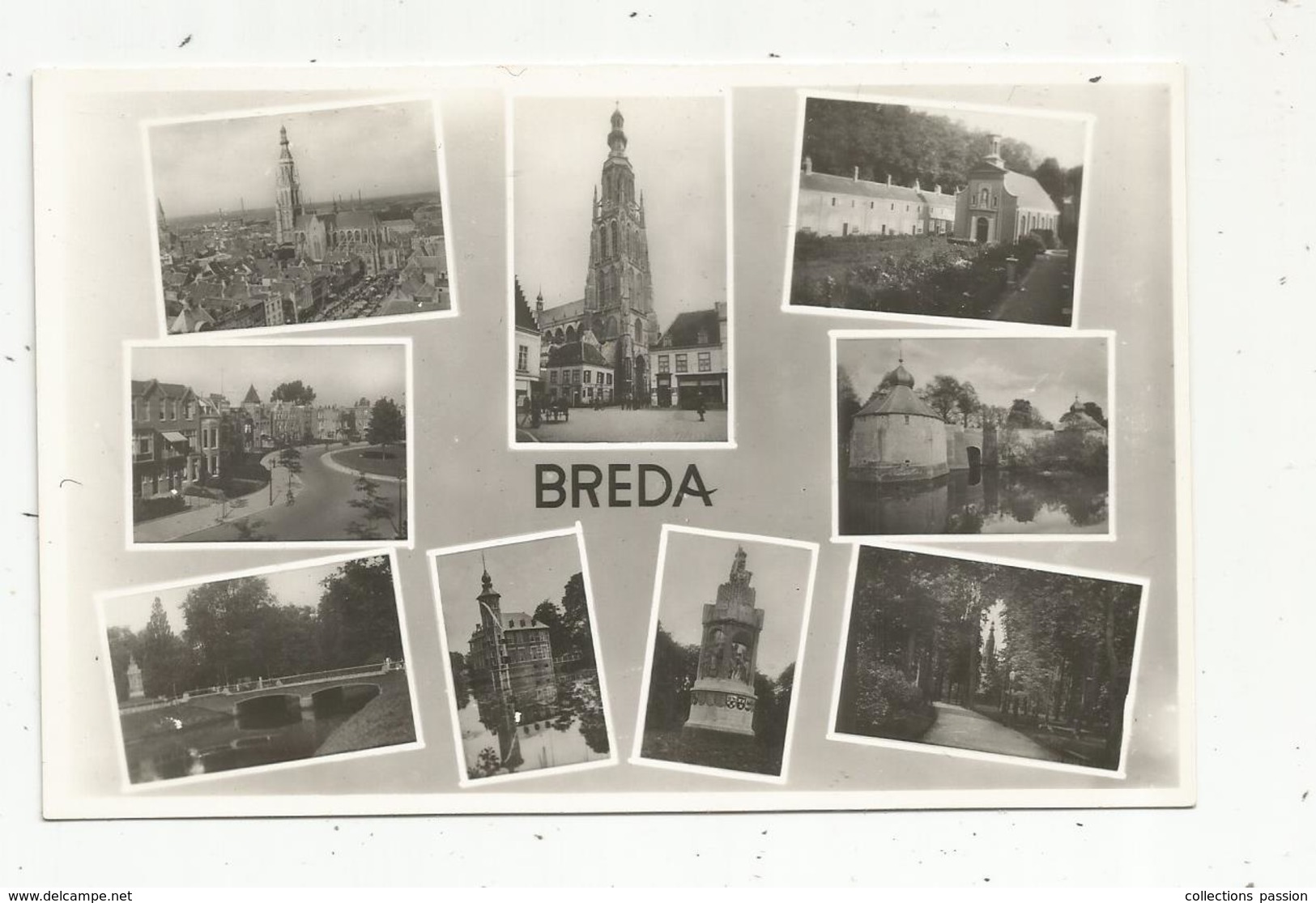 Cp, PAYS BAS ,BREDA ,multi Vues ,  Vierge - Breda