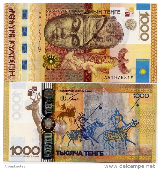 KAZAKHSTAN        1000 Tenge     Comm.    P-44      ND (2013)     UNC - Kazakistan