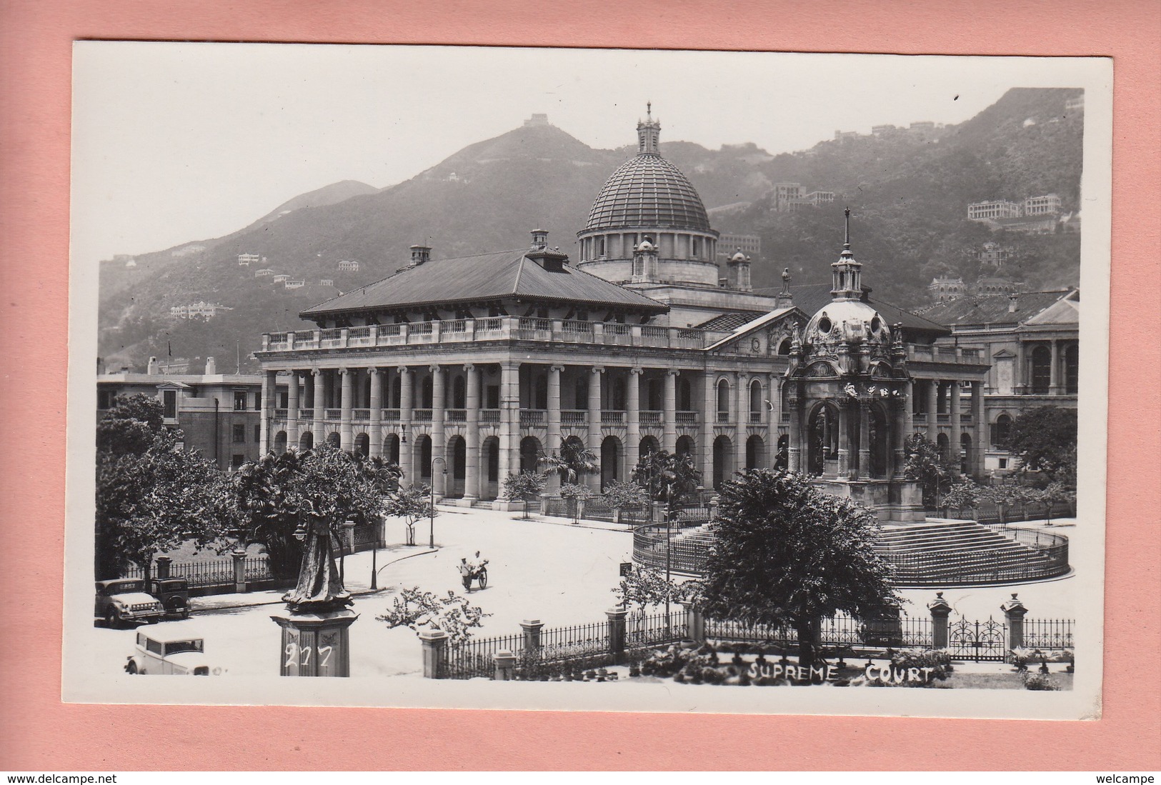 OLD PHOTO POSTCARD -  HONG KONG  SUPREME COURT - HONGKONG - Cina (Hong Kong)