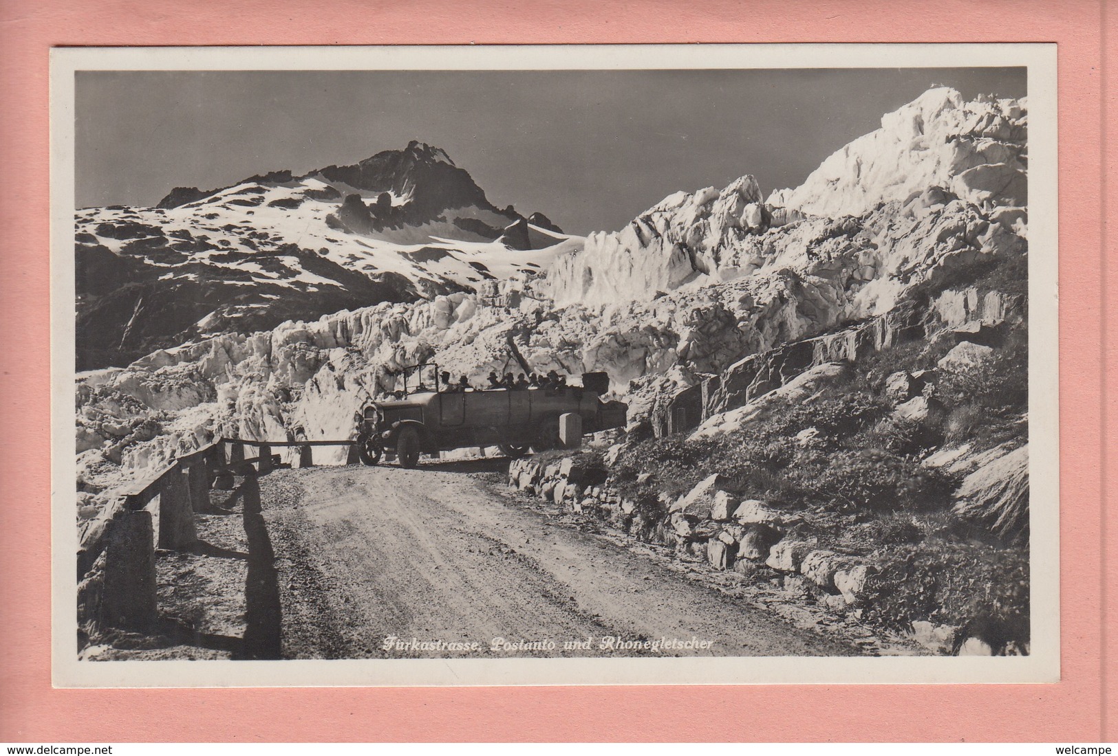 OLD POSTCARD -  SWITZERLAND - SCHWEIZ - POSTAUTO - BUS - FURKA - Altri & Non Classificati