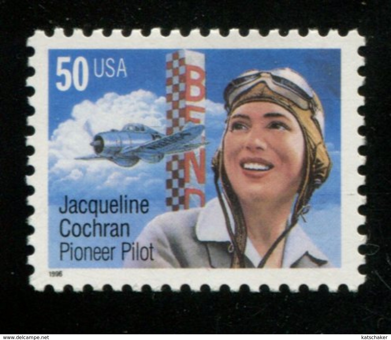 900742102 1996 SCOTT 3066 POSTFRIS MINT NEVER HINGED EINWANDFREI (XX)  JACQUELINE COCHRAN PILOT - Neufs