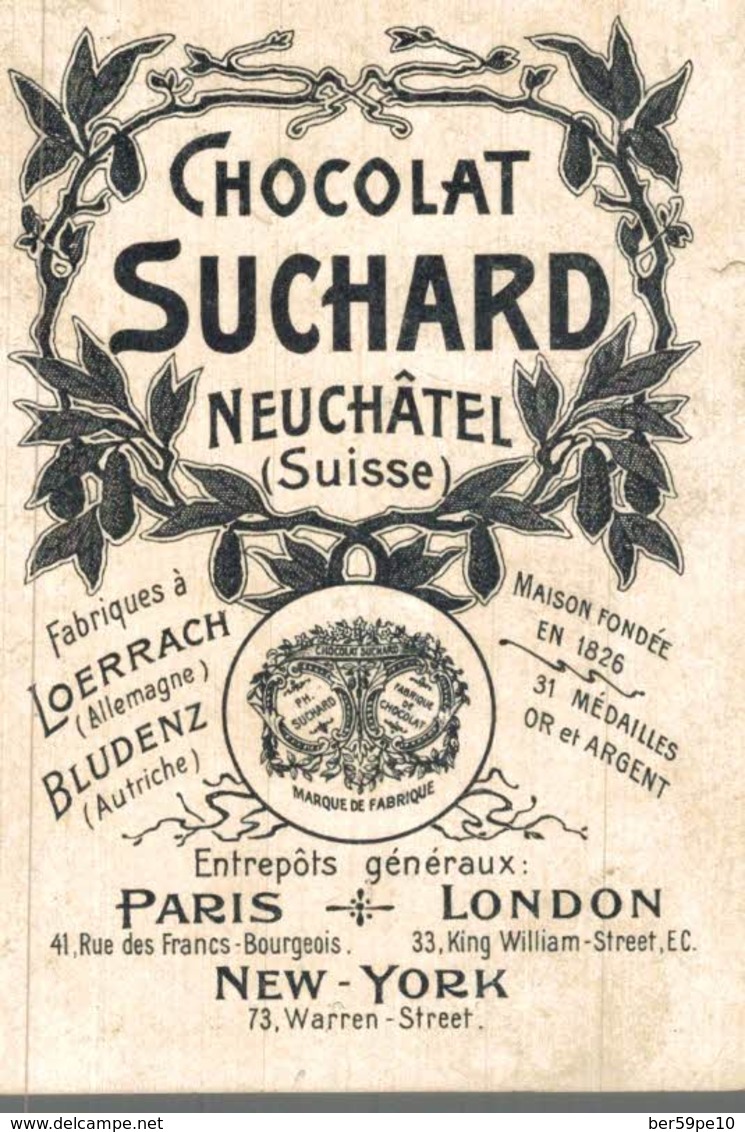 CHROMO CHOCOLAT SUCHARD  DINOTHERIUM GIGANTEUM - Suchard