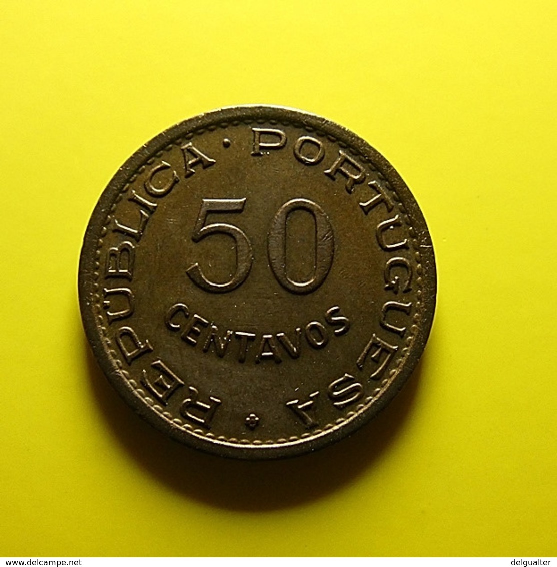 Portuguese Angola 50 Centavos 1958 - Portugal