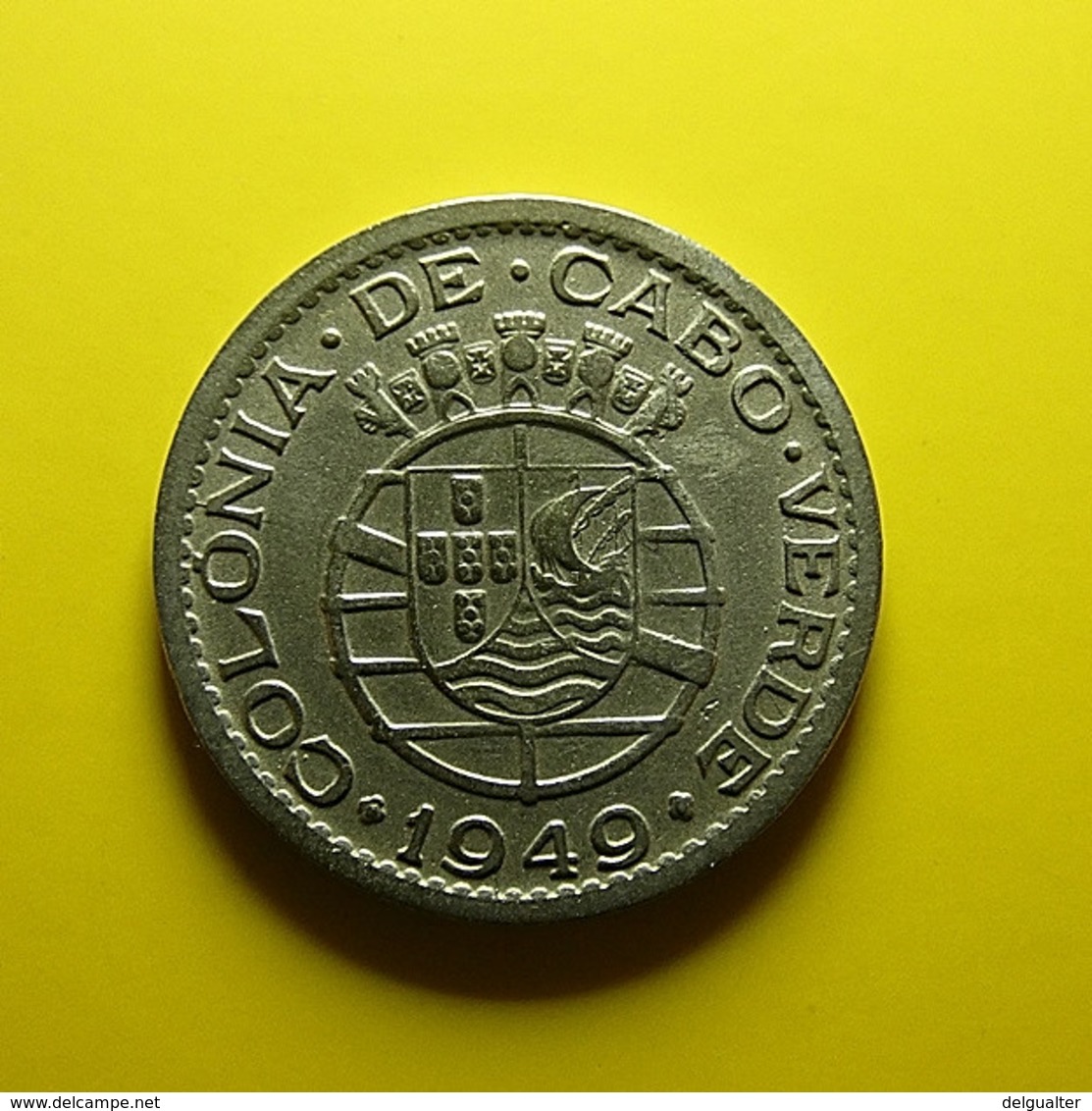 Portuguese Cabo Verde 50 Centavos 1949 - Portugal