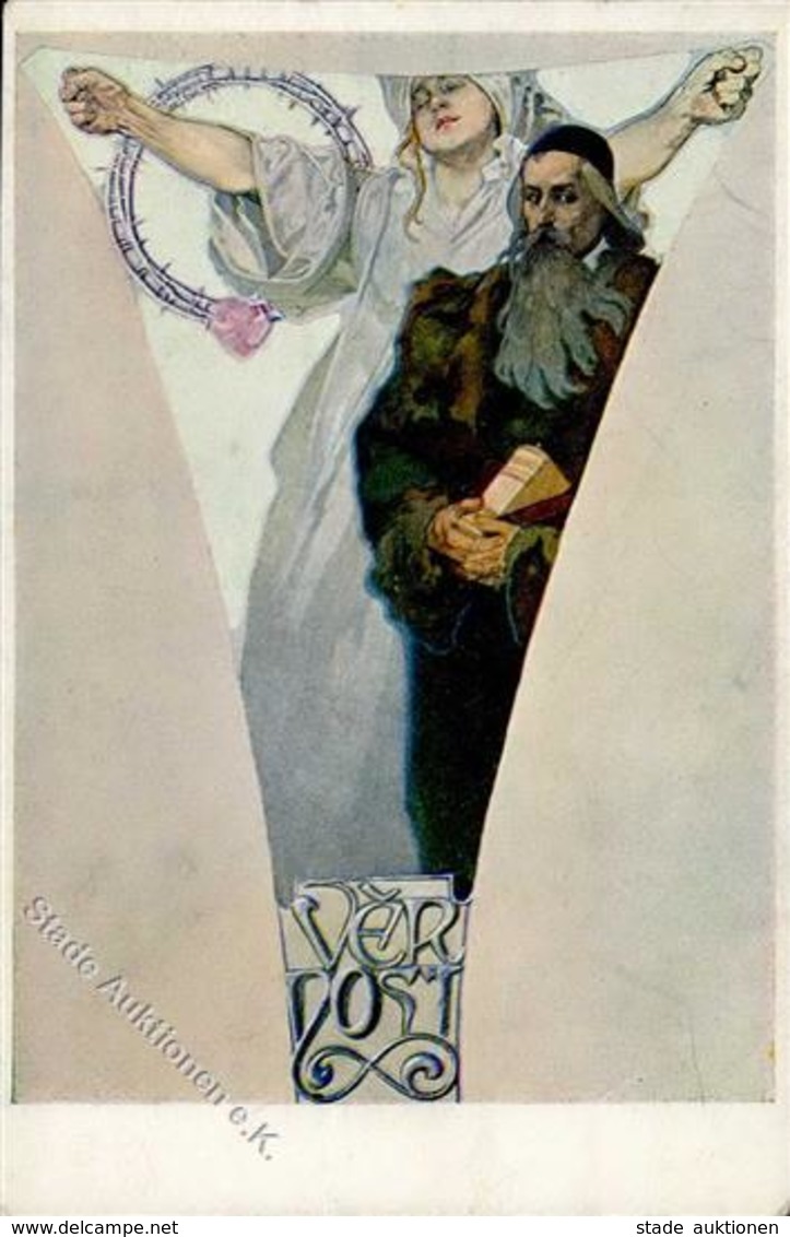 Mucha, A. Fidelity Künstlerkarte I-II - Mucha, Alphonse