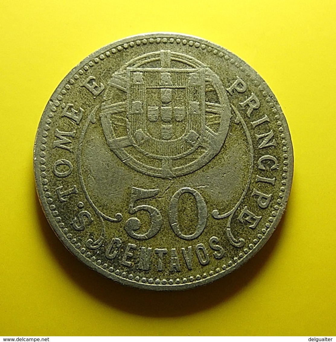 Portuguese S. Tomé E Príncipe 50 Centavos 1929 - Portugal