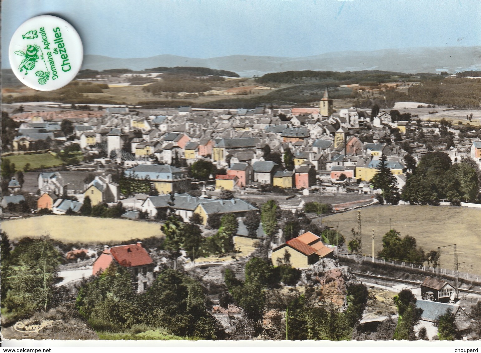 48 - Très Belle Carte Postale Semi Moderne De  SAINT CHELY D'APCHER   Vue Aérienne - Saint Chely D'Apcher