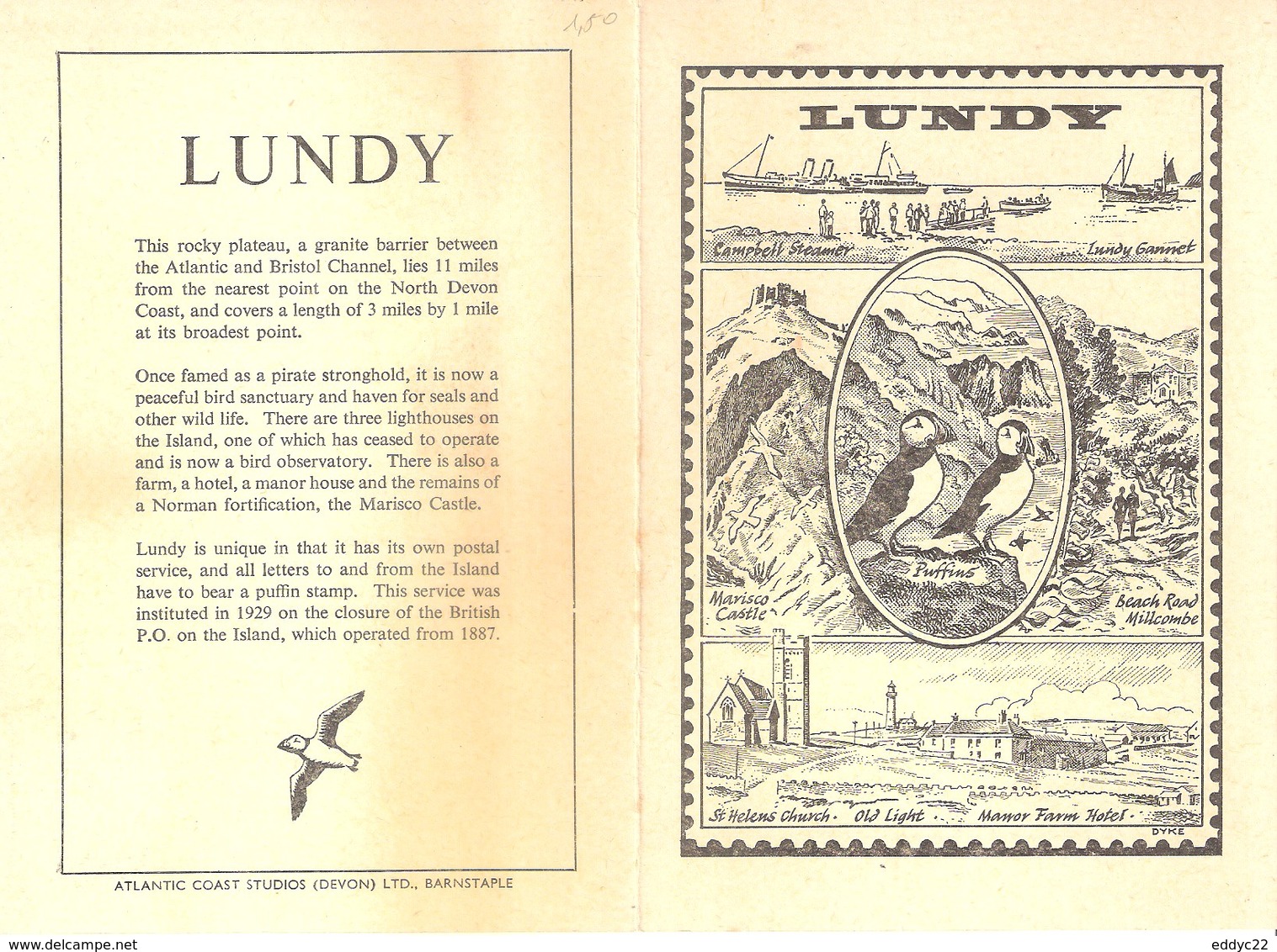 A Souvenir Selection Of LUNDY Postage Stamps - (to See) - Local Issues