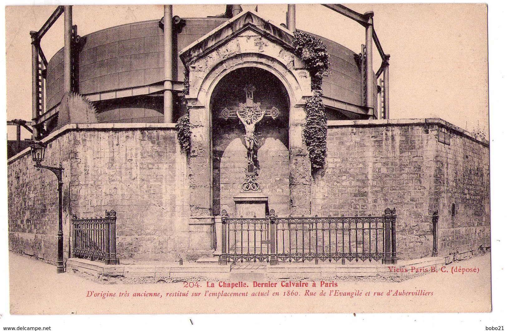 6377 - Paris ( 19e ) - La Chapelle ( Dernier Calvaire à Paris ) - N°204 - Vieux Paris B.C. - - Arrondissement: 19