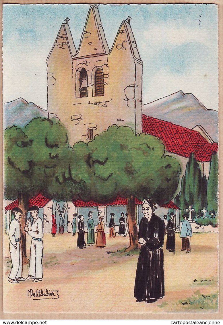 X64552 Euskadi Au PAYS BASQUE Eglise Basque De La SOULE Basabürüa BARRE-DAYEZ 1394-A Par PETITDIDIER Depot 1946-2 N° 578 - Altri & Non Classificati