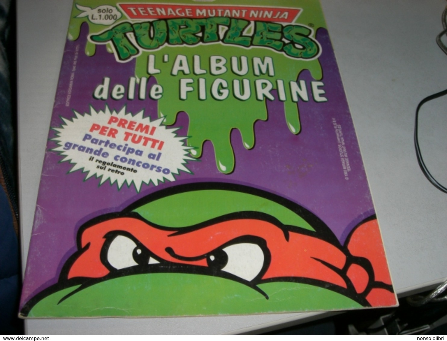 3 ALBUM FIGURINE TURTLES 1993 - Edizione Italiana