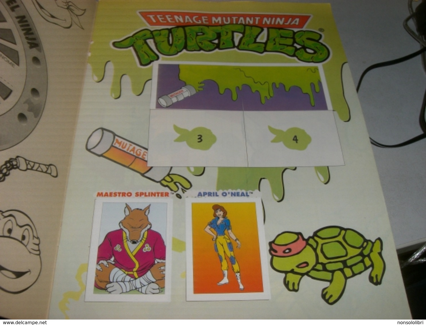 3 ALBUM FIGURINE TURTLES 1993