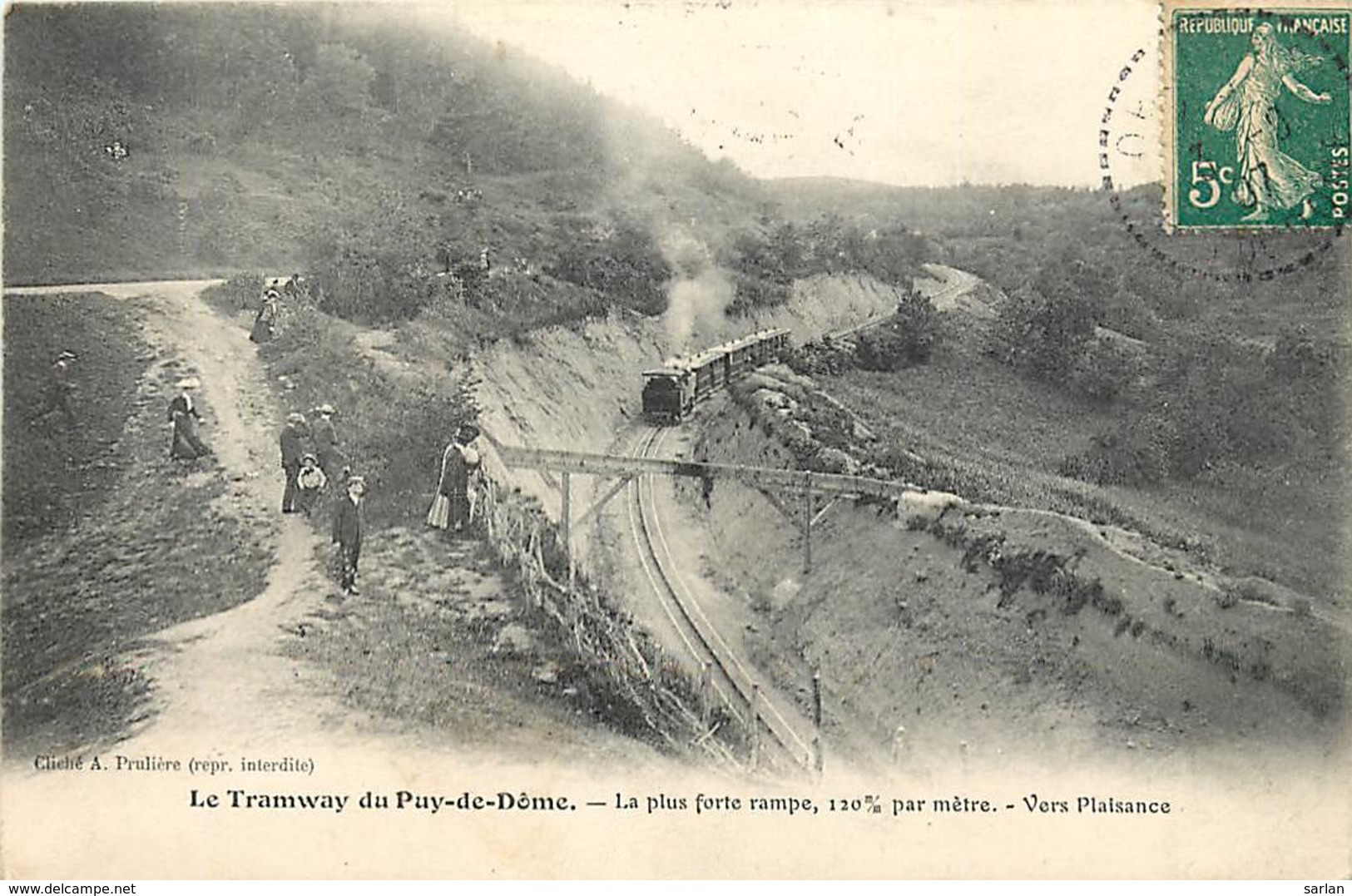 Sommet Du Puy De Dome , Montagne  Tramway Petit Train , * LC 379 06 - Autres & Non Classés