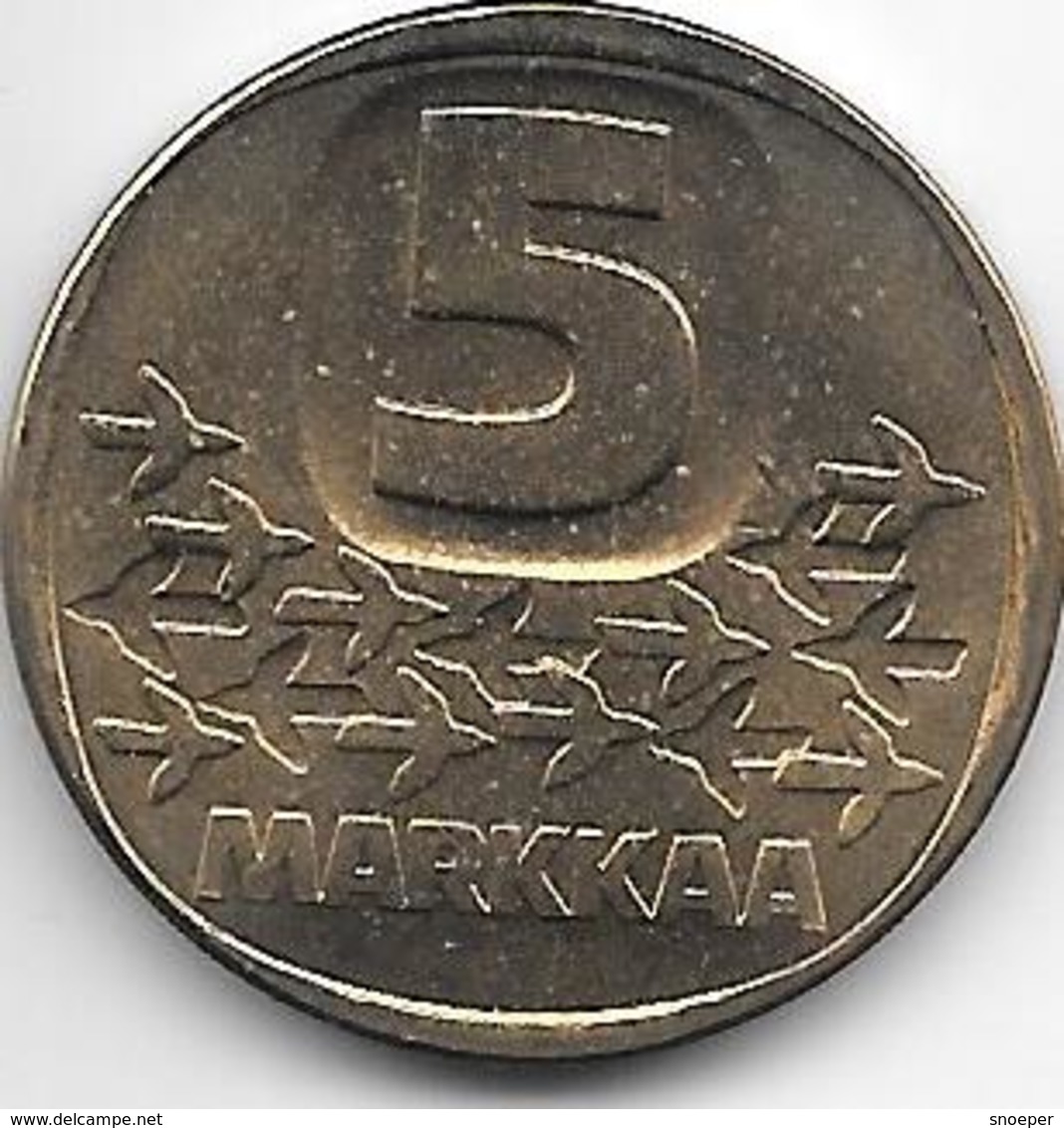 *Finland  5 MARKKAA 1982  Km  57  Bu - Finland