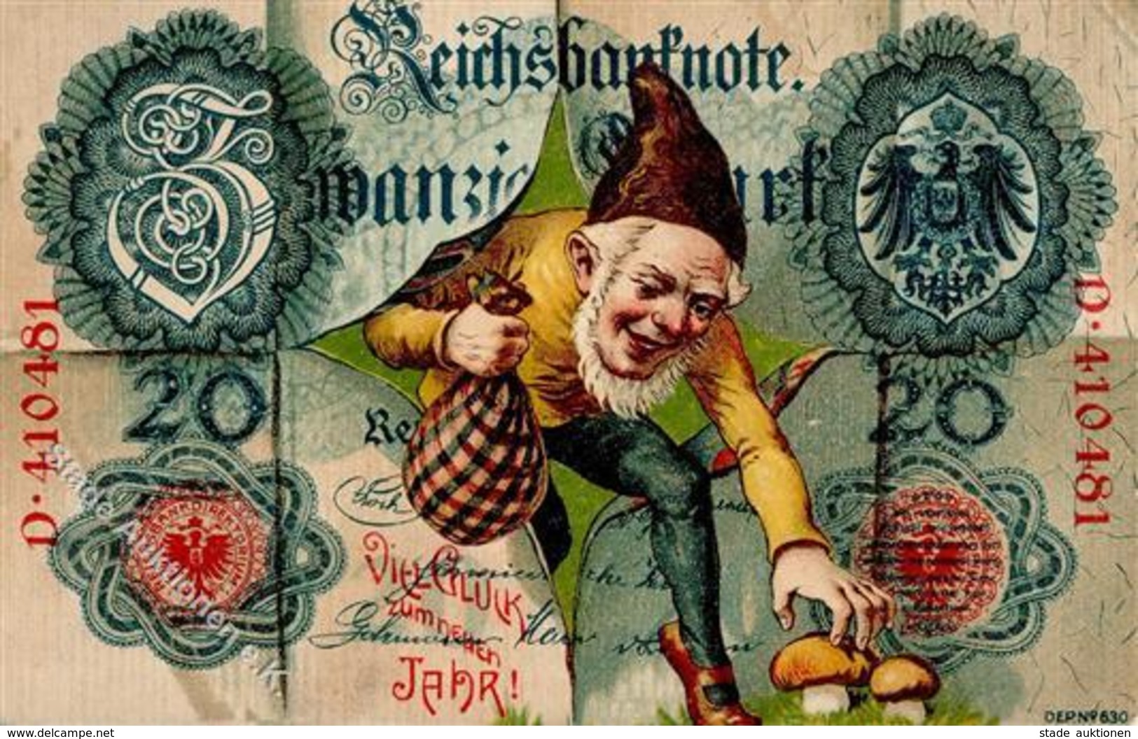 Geld Zwerg I-II Lutin Argent - Sonstige & Ohne Zuordnung