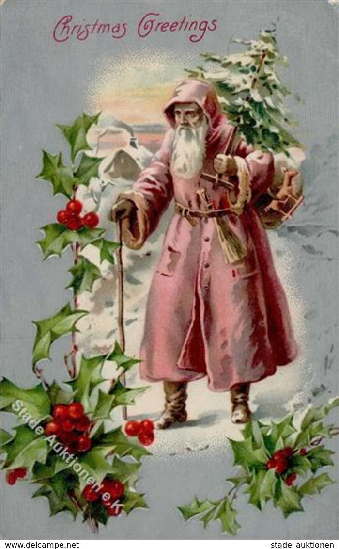 Weihnachtsmann Prägedruck 1910 I-II Pere Noel - Sonstige & Ohne Zuordnung
