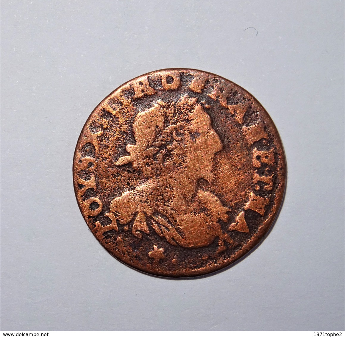 DOUBLE TOURNOIS LOUIS XIII 1639 AXE LOIRE RHONE - 1610-1643 Lodewijk XIII Van Frankrijk De Rechtvaardige