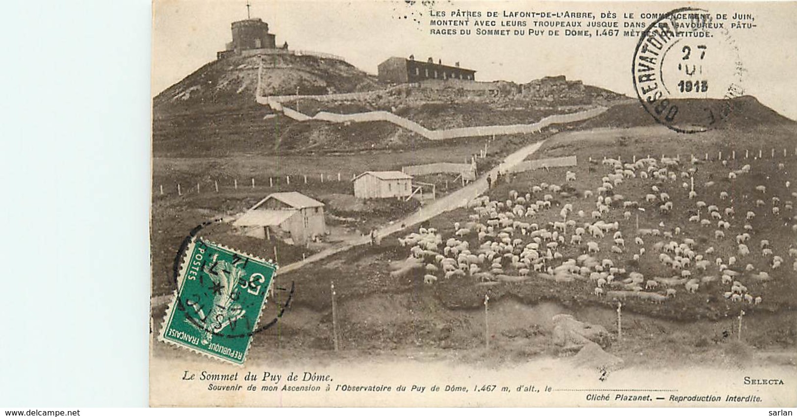 Sommet Du Puy De Dome , Montagne  (tramway Petit Train) , * LC 380 24 - Autres & Non Classés