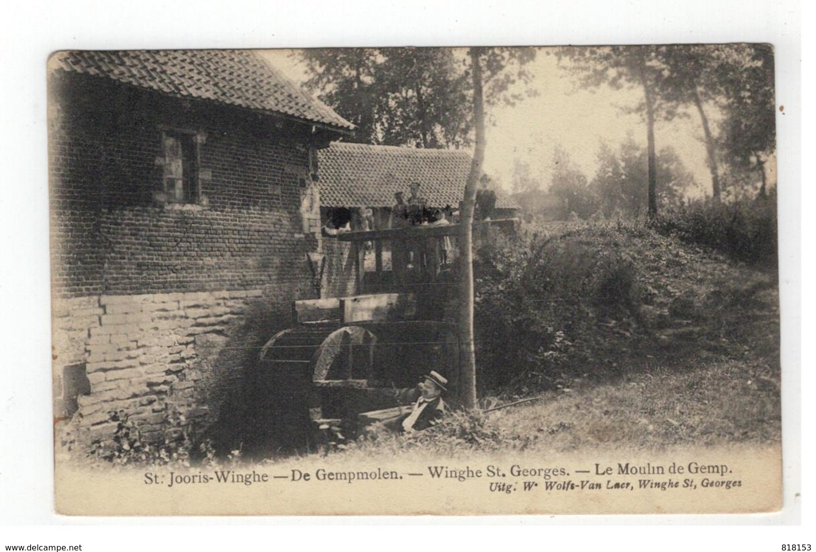 Tielt-Winge St-Joris Winghe - De Gempmolen - Winghe St-Georges - Le Moulin De Gemp 1910 - Tielt-Winge