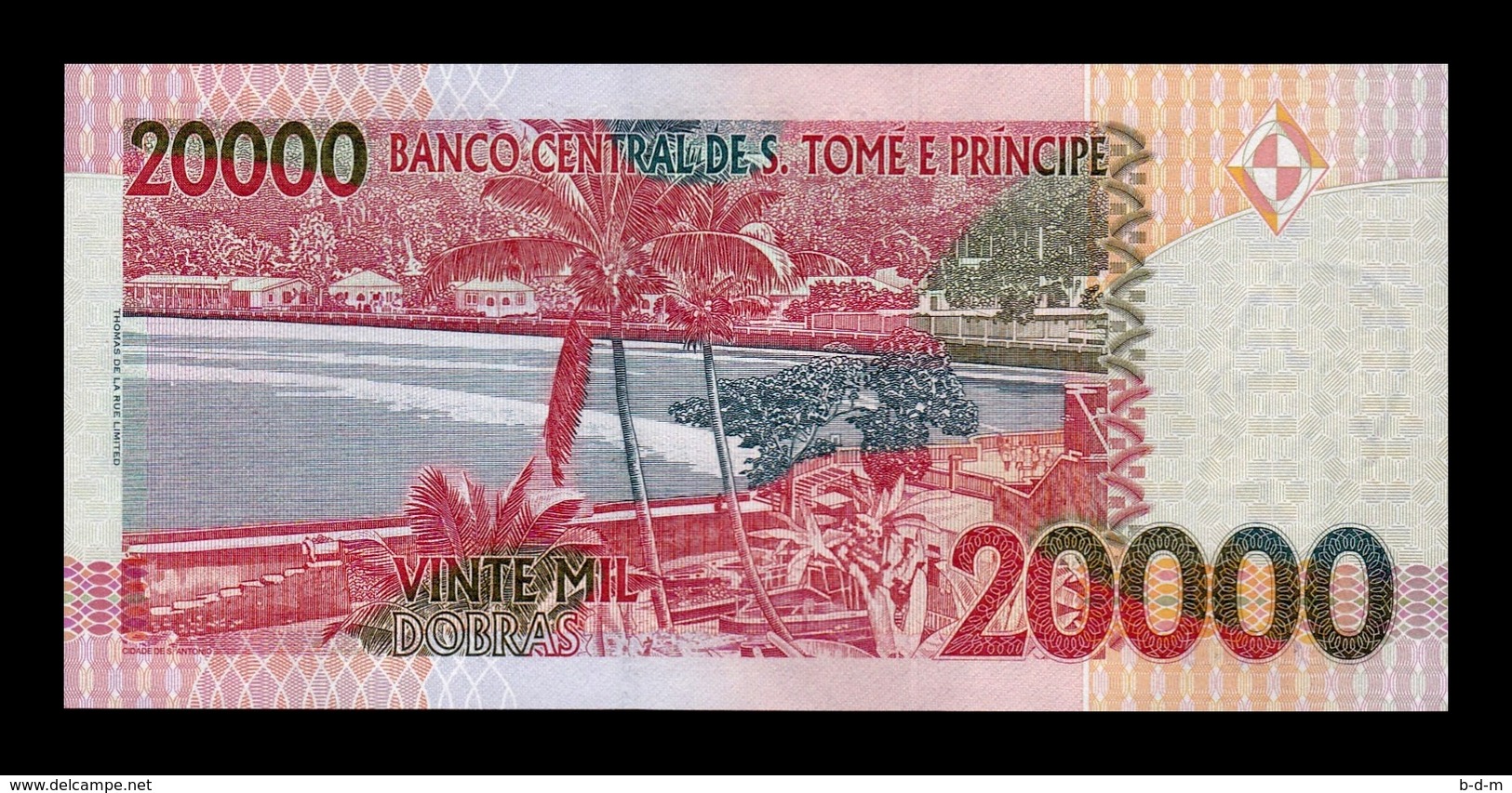Santo Tome Y Principe St. Thomas & Prince 20000 Dobras 2013 Pick 67e UNC - São Tomé U. Príncipe