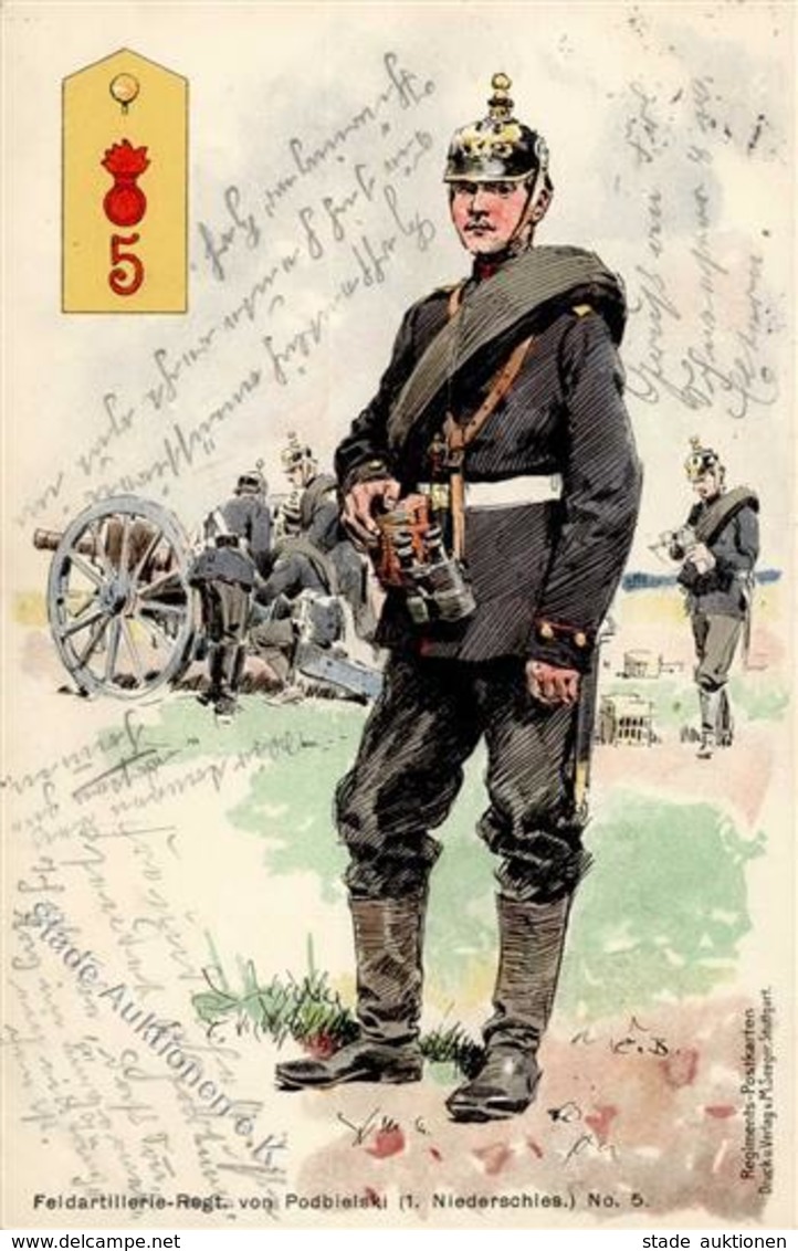 Regiment Weimar (O5300) Nr. 5 Feld-Artillerie-Regt. 1904 I-II - Regimente