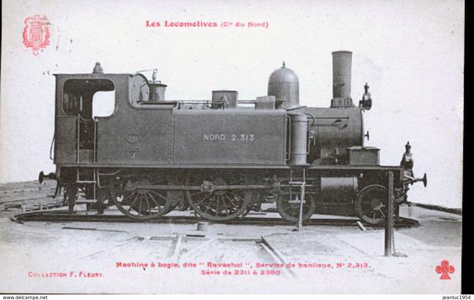 LES LOCOMOTIVES FRANCAISES FLEURY - Gares - Avec Trains