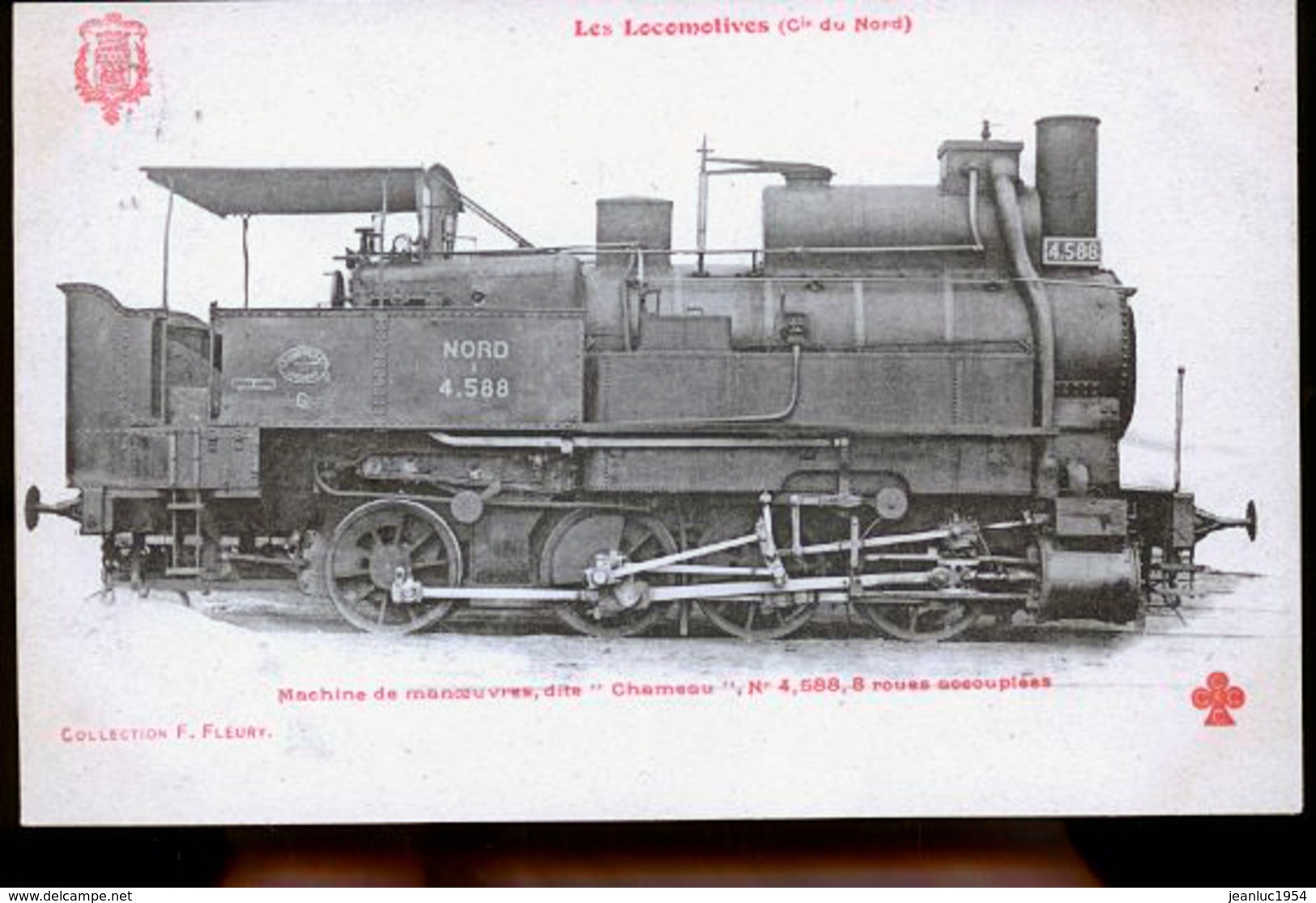 LES LOCOMOTIVES FRANCAISES FLEURY - Gares - Avec Trains