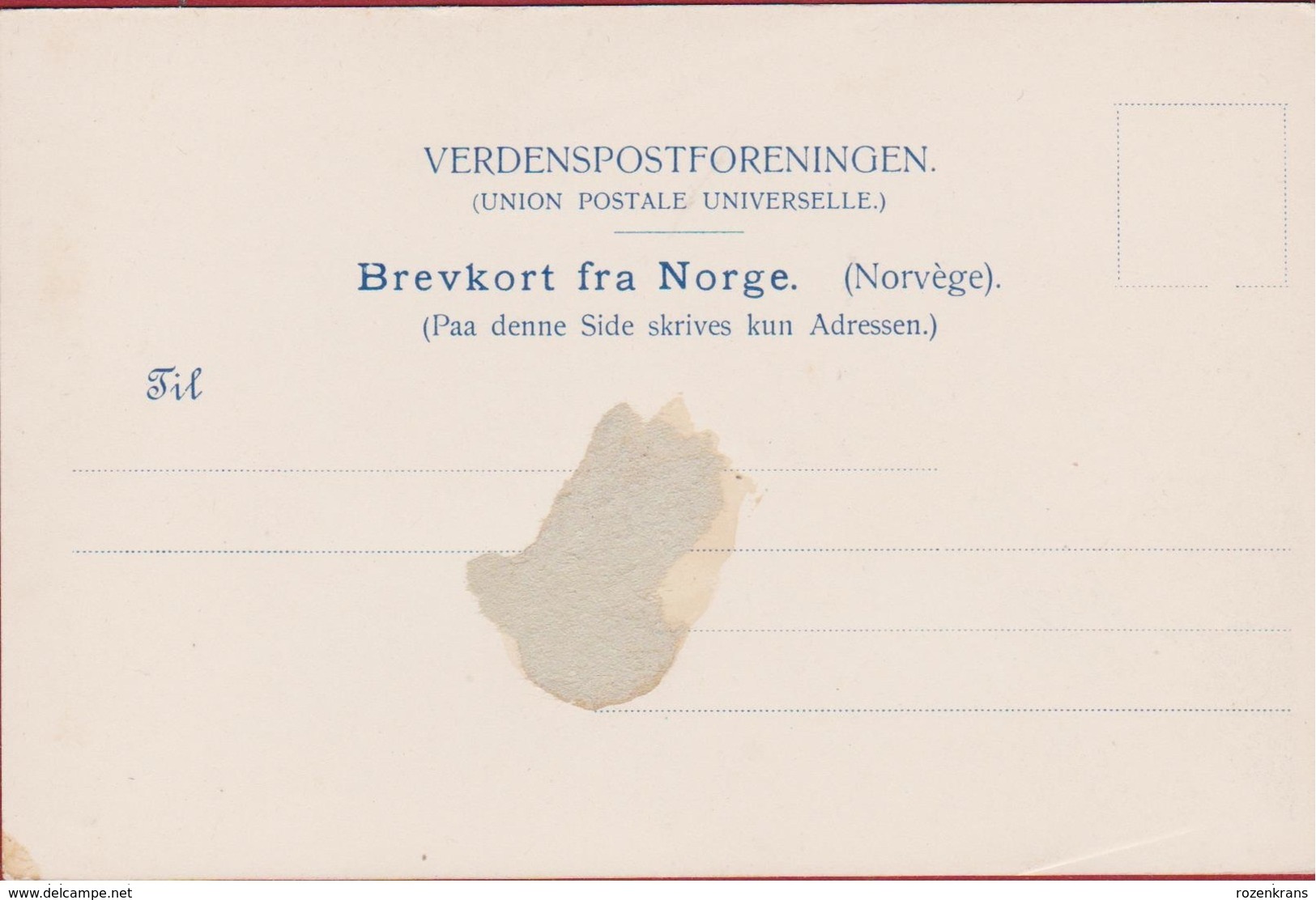 Bratlandsdalen Noorwegen Norway Norge Norvege AK Norwegen CPA RARE Postcard Brevkort Scandinavia Skandinavien - Norvège