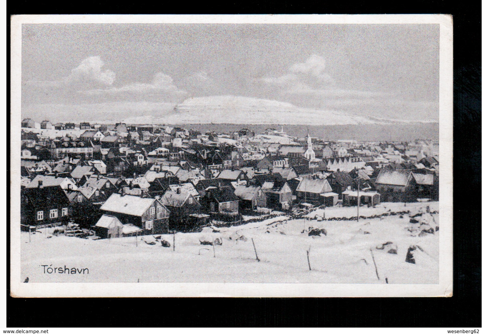 FAROE ISLANDS Torshavn Ca 1920 Old Postcard - Féroé (Iles)