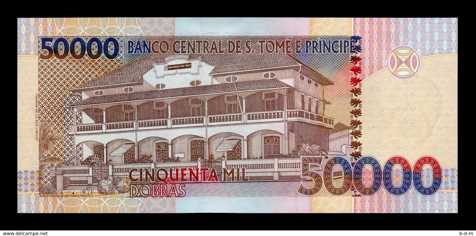 Santo Tome Y Principe St. Thomas & Prince 50000 Dobras 2010 Pick 68d SC UNC - San Tomé Y Príncipe