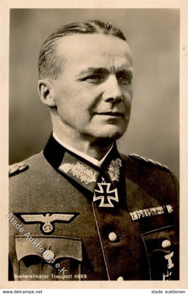 Ritterkreuzträger HERR,Generalmajor WK II - R 48 I-II - Weltkrieg 1939-45