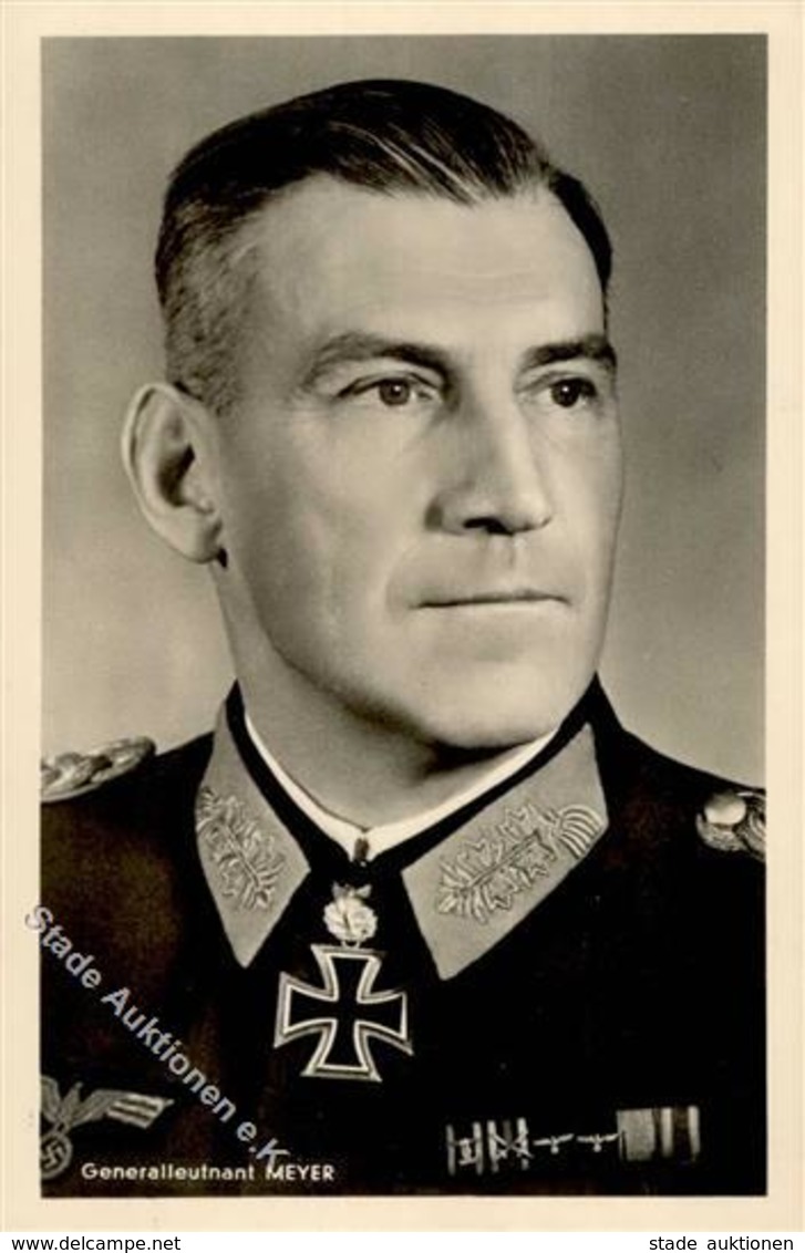 Ritterkreuzträger MEYER,Generalleutnant WK II - R 263 I - Weltkrieg 1939-45