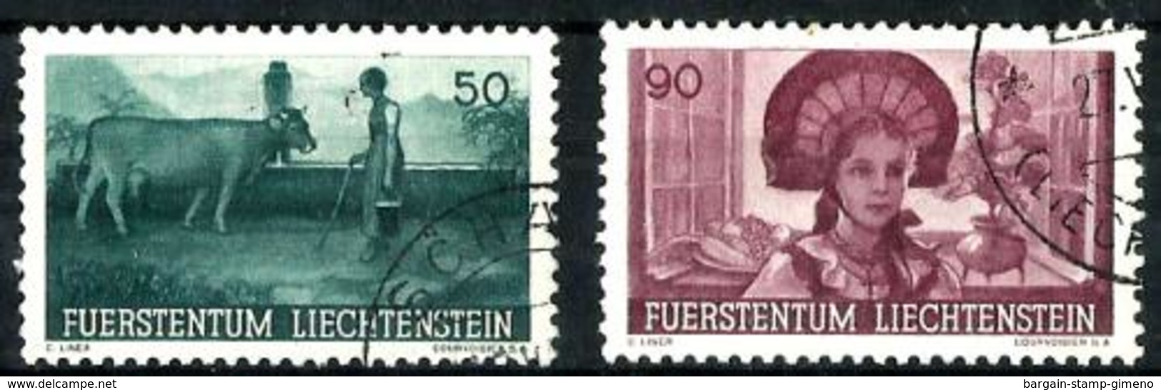 Liechtenstein Nº 170/71 Usado. Cat.34€ - Used Stamps