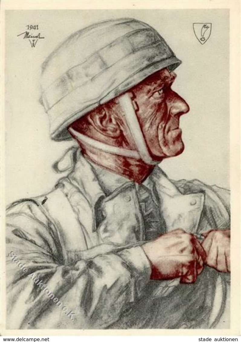 WILLRICH,W. WK II - E 20 Ritterkreuzträger Generalmajor MEINDL I - Weltkrieg 1939-45