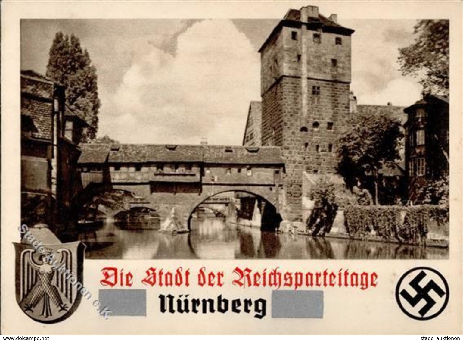 Reichsparteitag Nürnberg (8500) WK II  I-II - Weltkrieg 1939-45