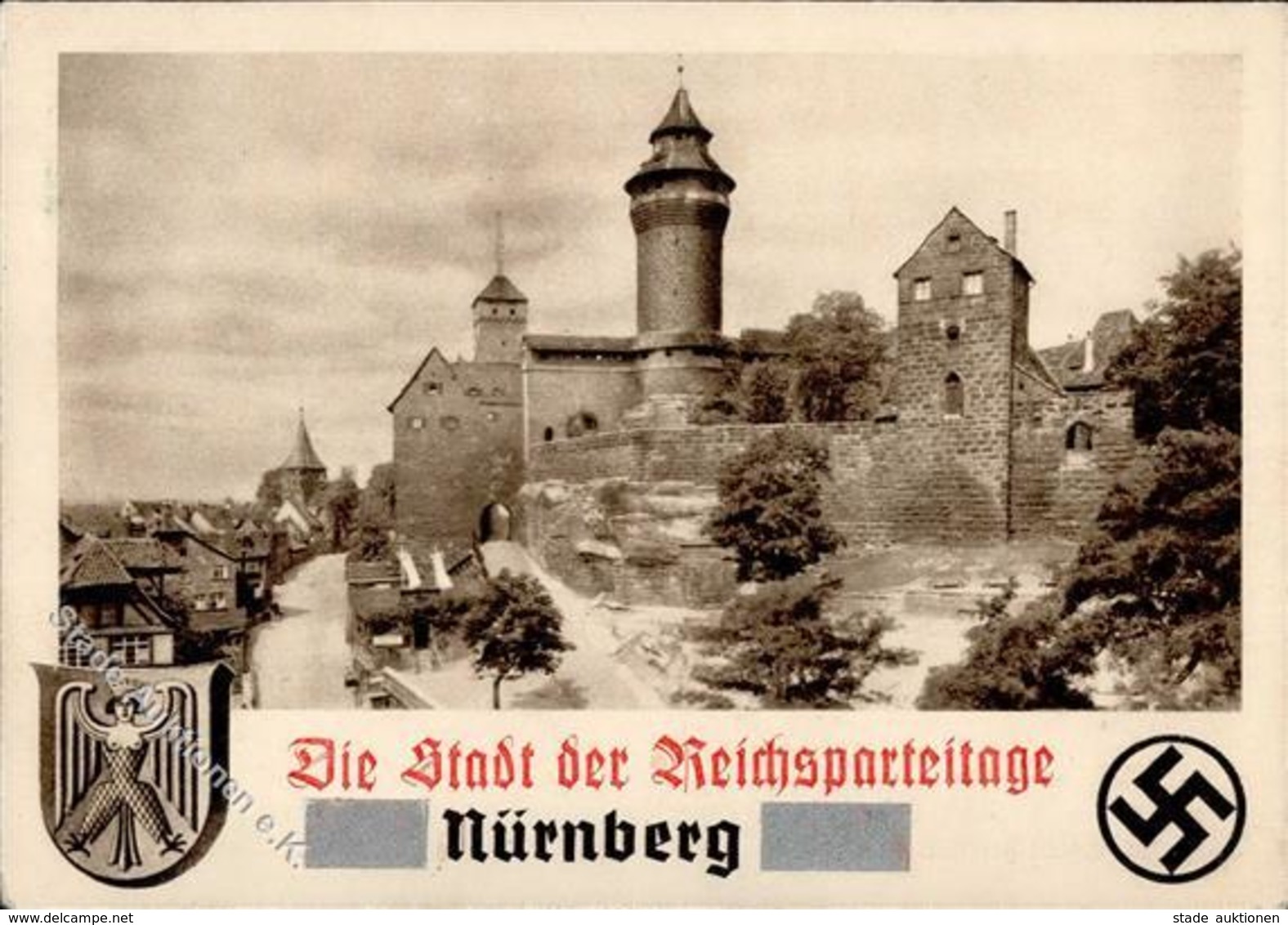 Reichsparteitag Nürnberg (8500) WK II  I-II - Weltkrieg 1939-45