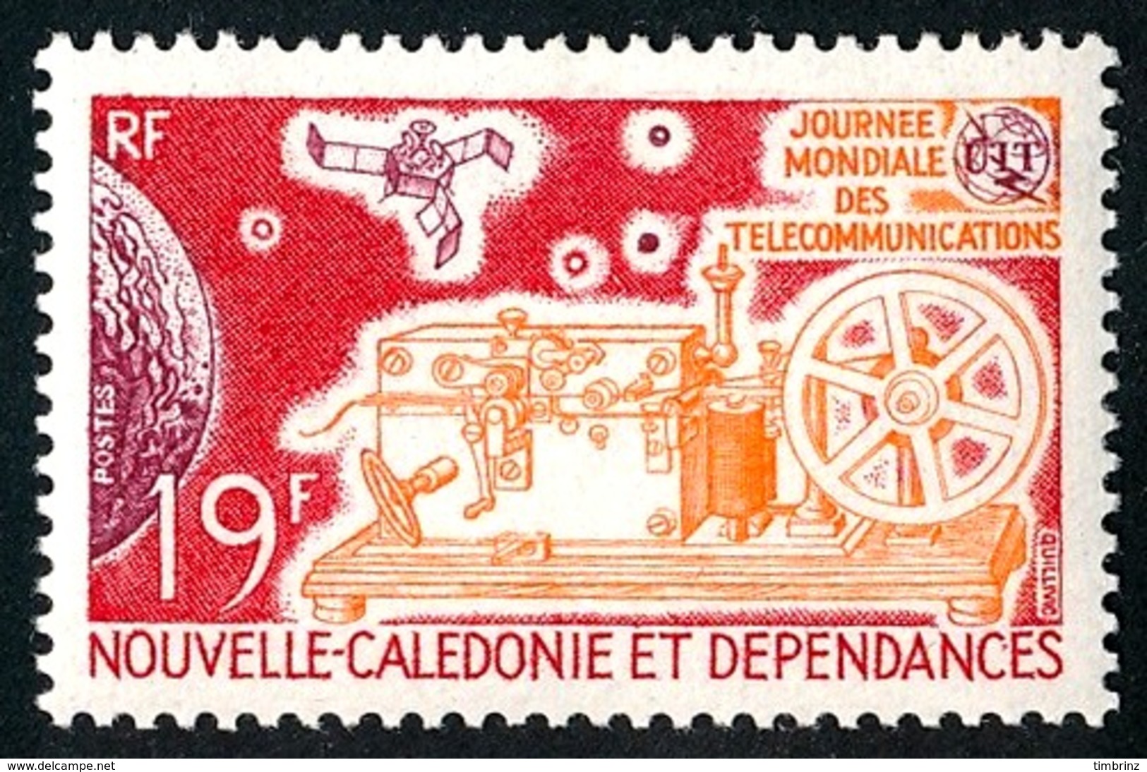 NOUV.-CALEDONIE 1971 - Yv. 374 *   Cote= 4,00 EUR - Journée Mond. Des Télécommunications  ..Réf.NCE25113 - Neufs