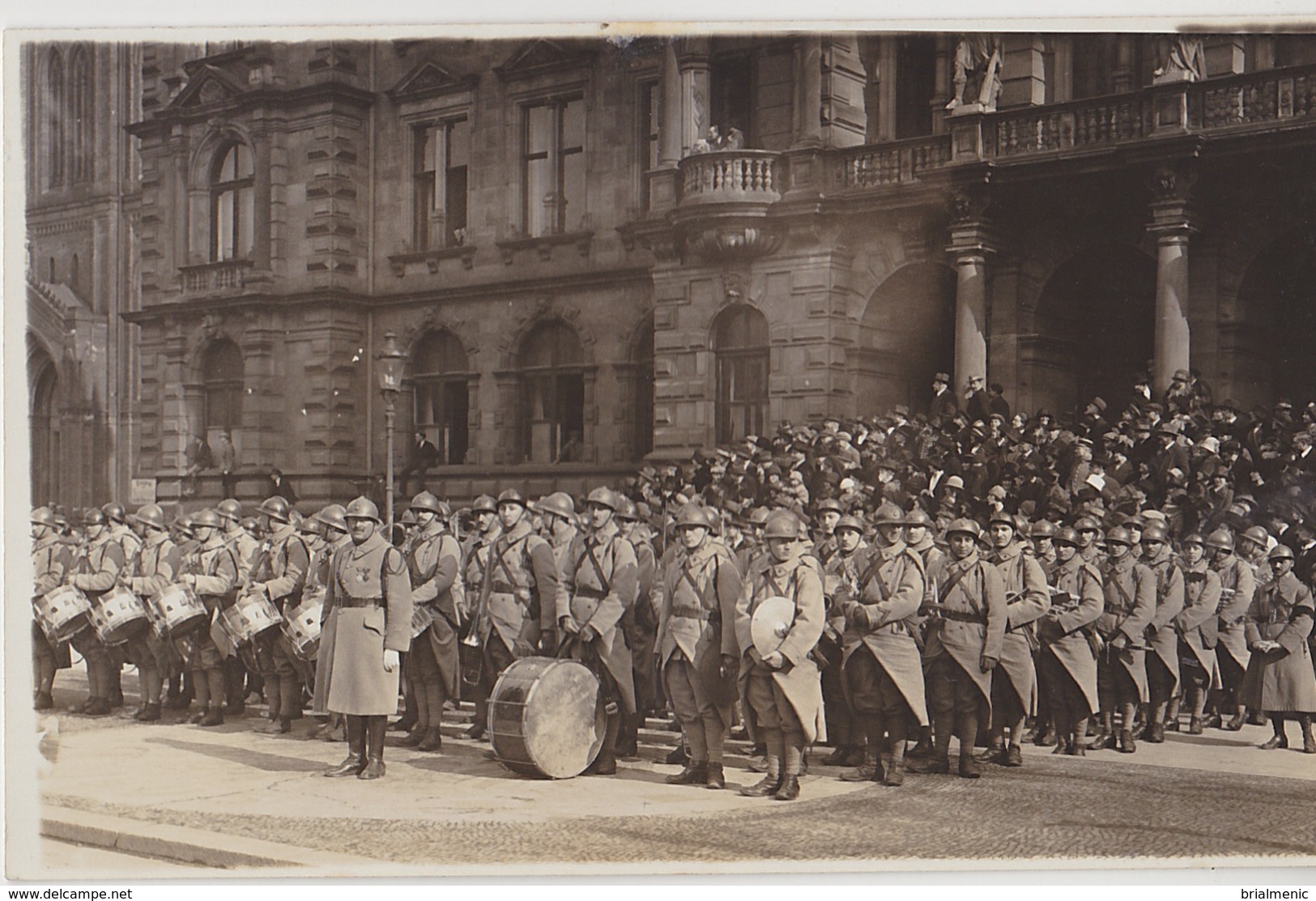 Musique Du 8eme De Ligne  ( Allemagne Années 30 )  ( Texte Au Verso ) Carte Photo - Regiments