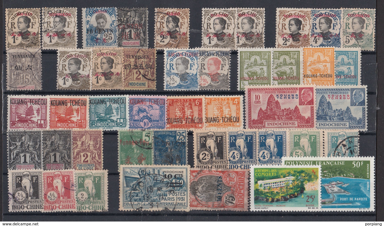 Indochina Mix Catalog Value 64 Euro - Covers & Documents