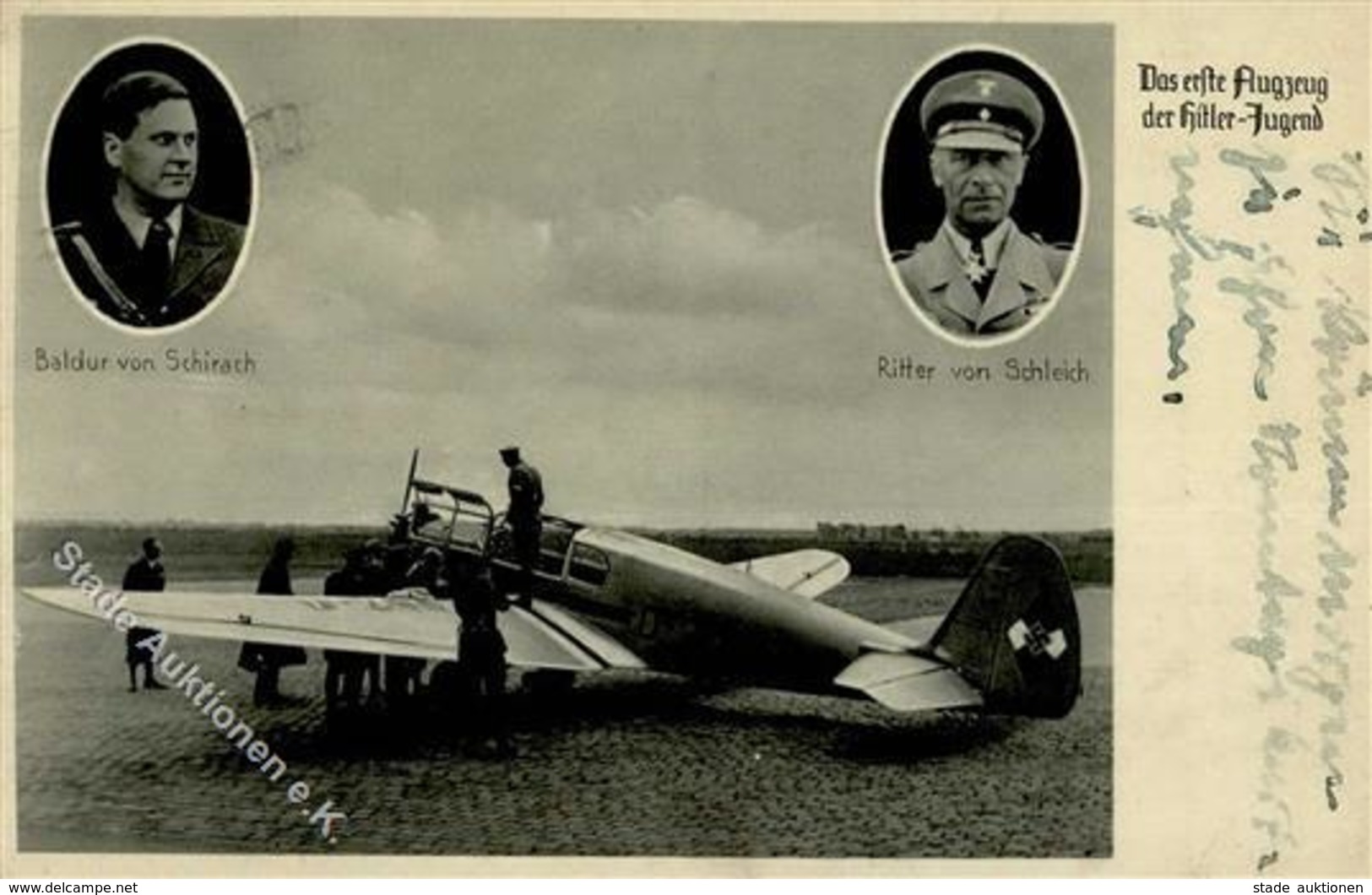 HJ WK II - Das Erste Flugzeug D. HITLER-JUGEND I-II Aviation - War 1939-45