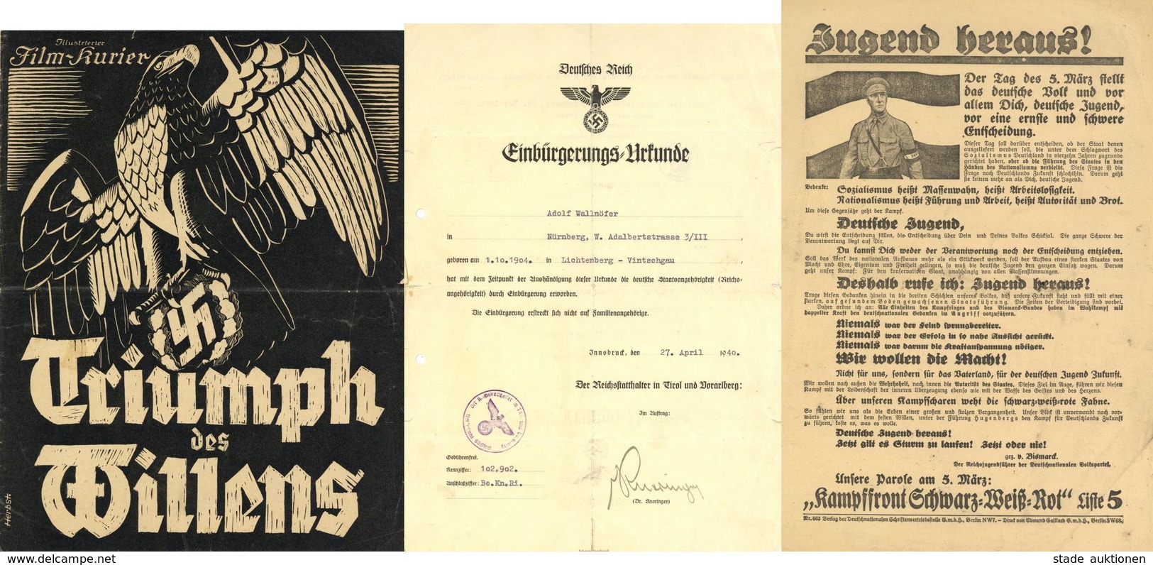 WK II Dokumente 2 Alben Mit über 40 Dokumenten, Fotos, Zeitschriften, Usw. - Weltkrieg 1939-45