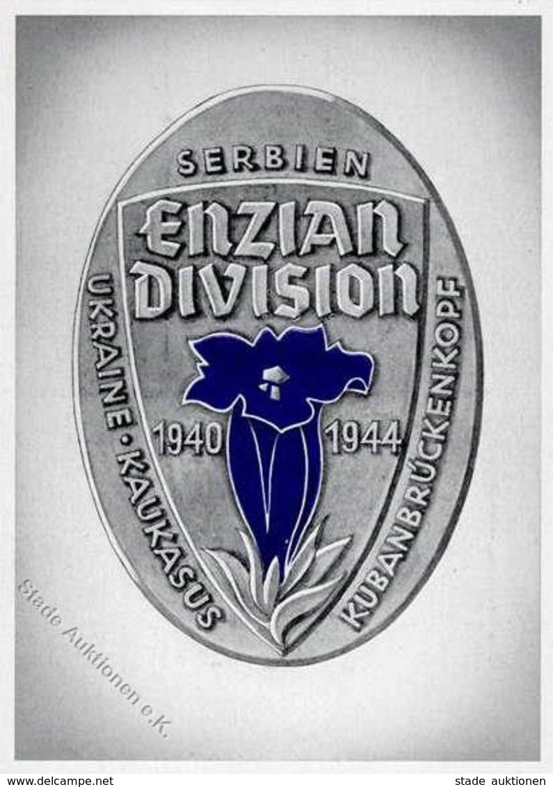 WK II Enzian Division Propaganda Karte I-II - Weltkrieg 1939-45
