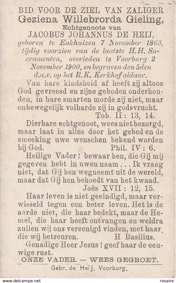 Enkhuizen-voorburg-gieling-de Heij - Images Religieuses