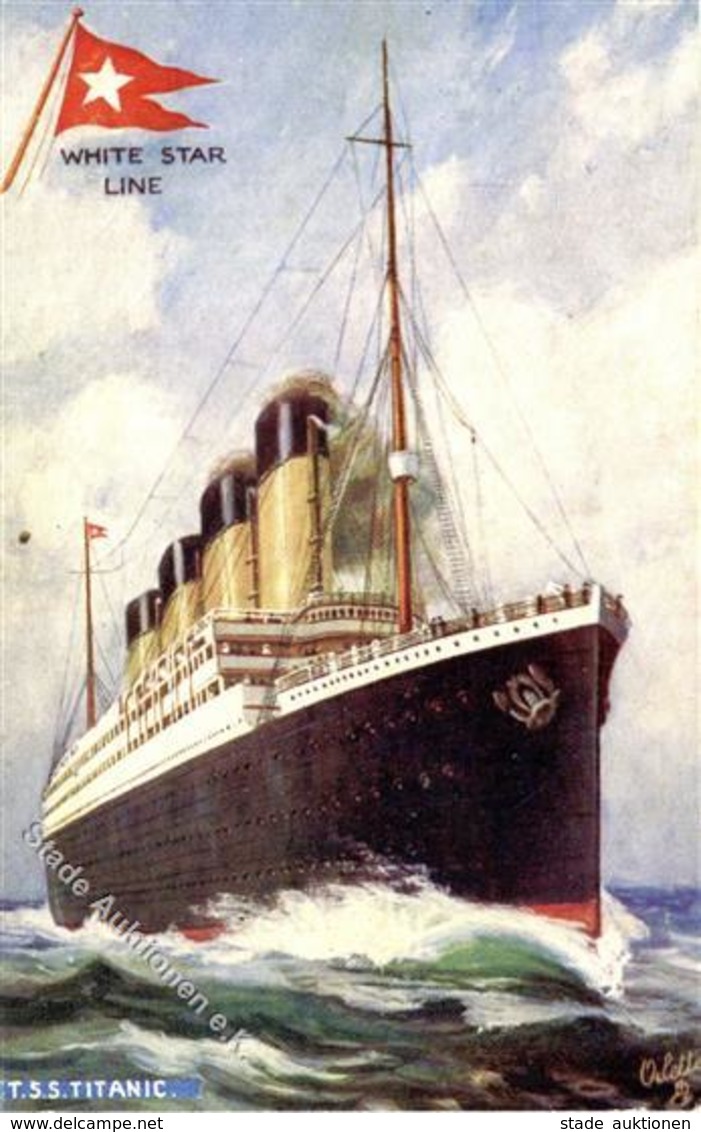 Schiff Ozeanliner TSS Titanic White Star Line I-II Bateaux Bateaux Bateaux - Andere & Zonder Classificatie