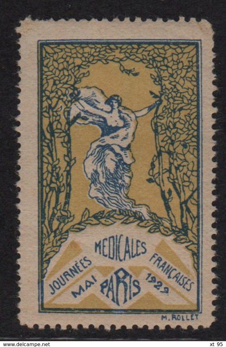 Journees Medicales Francaises - Mai 1929 - Paris - Neuf Sans Charniere ** - Andere & Zonder Classificatie