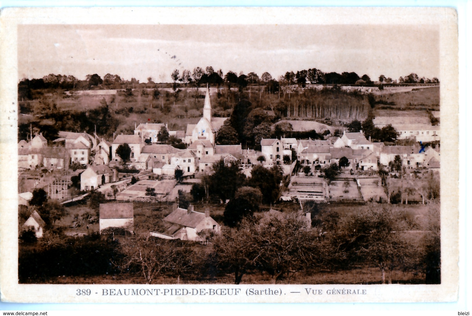 Beaumont Pied De Boeuf Vue Générale Froger Edit Le Mans - Chateau Du Loir