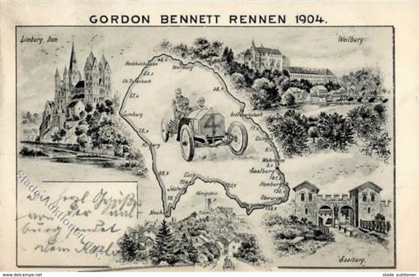 TAUNUS - GORDON BENNETT RENNEN 1904 I-II - Sonstige & Ohne Zuordnung